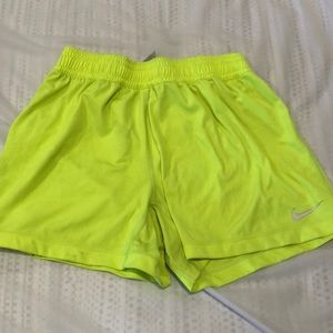 DriFit Nike neon shorts
